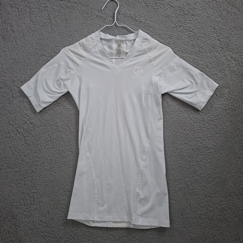 Intelliskin Women Posture Shirt Sz M White Great Condition Nylon